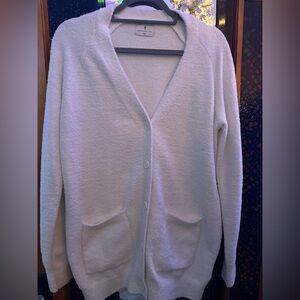 Elegant Cream Women's Cardigan